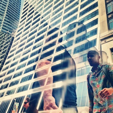 Two Men Crossing, HDR Accident (Manhattan)